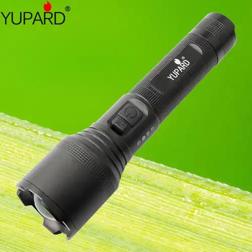 p60超亮充电远射强光手电筒led小型便携耐用应急家用户外野营灯