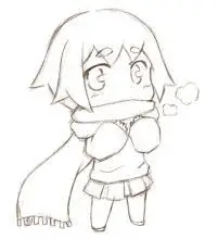 漫画 手绘 头像 线稿 658719动漫q版人物简笔画百度图片搜索铅笔手绘