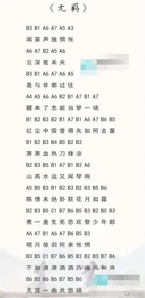 光遇牵丝戏琴谱 牵丝戏钢琴谱图片分享 燕鹿手游网光遇我害怕简谱分享