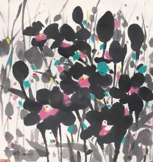 吴冠中的花真好看