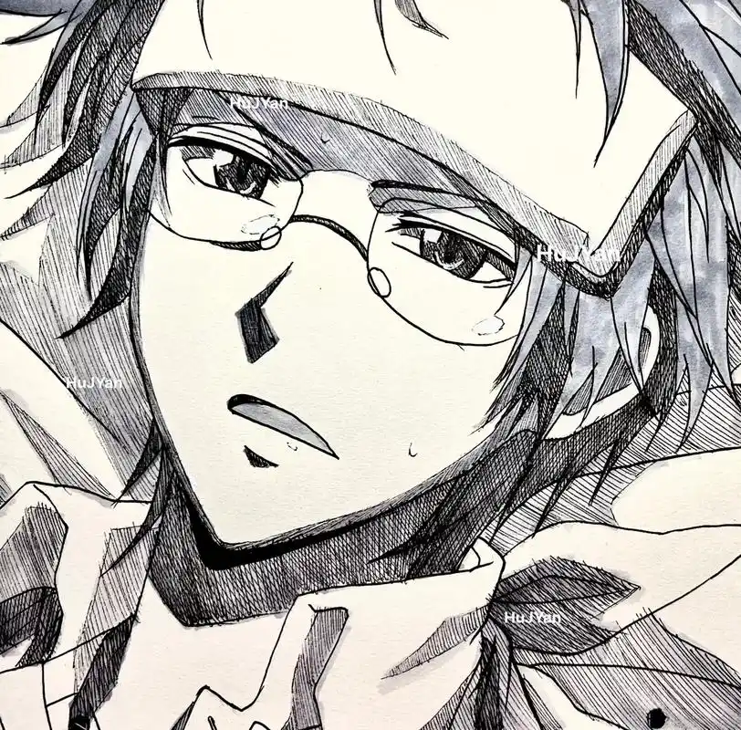 是谁的男友.#临摹 #手绘 #画画 #碓冰拓海 #帅哥 - 抖音