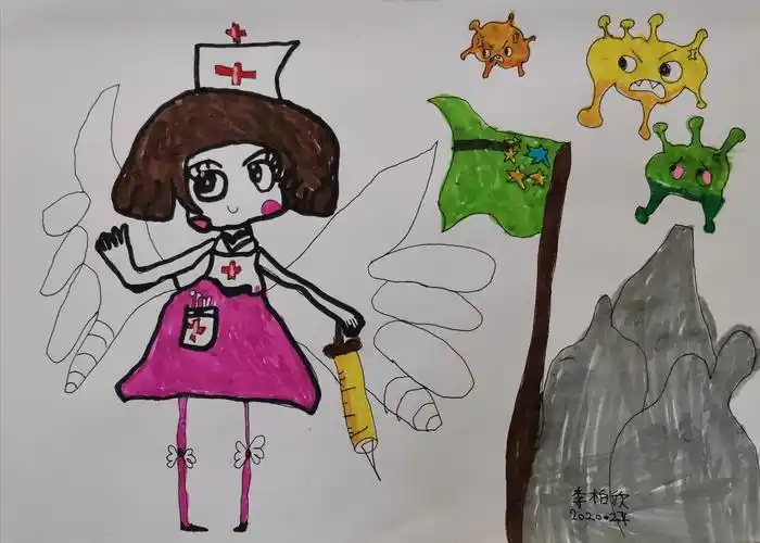 《白衣天使》a4 李柏欣 6岁