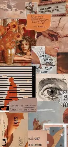 复古拼接壁纸 太好看啦 全面屏手机壁纸无水印