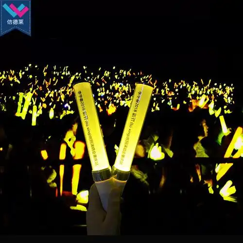 8成交0件李宇春教科书演唱会led荧光棒闪光棒应援手灯玉米海柠檬黄led