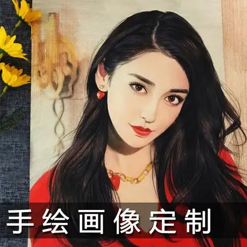 手绘素描画像定制肖像画人物画彩铅画真人照片转手手绘真人漫画