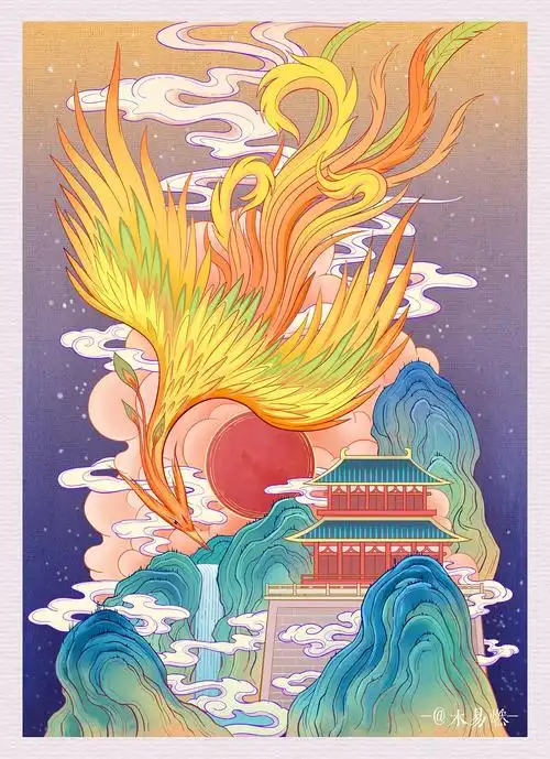 中国风插画练习