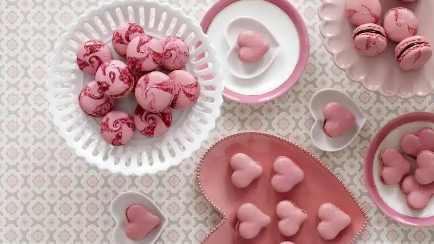 法国甜点马卡龙诱人美食电脑桌面壁纸