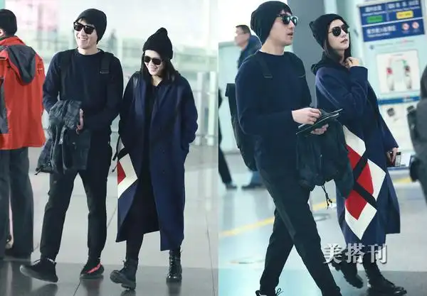 原创爱情最好的样子!赵又廷高圆圆返京探亲,机场咬耳朵甜似热恋