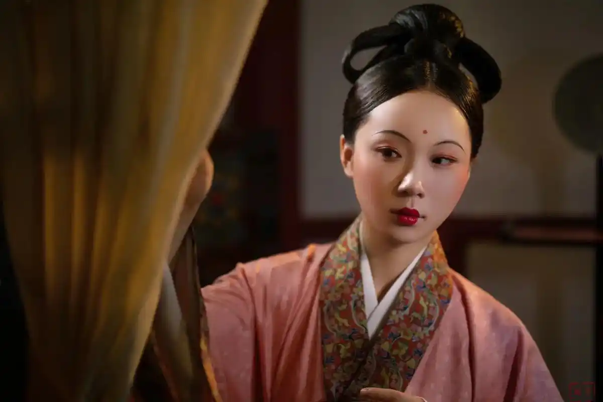 复原造型课程作品;魏晋时期乐俑妆束"十字髻"#古风 #汉服  - 抖音