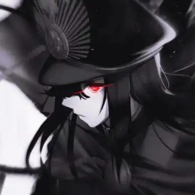 2020动漫黑暗系男头像图片 黑白动漫男头高冷霸气