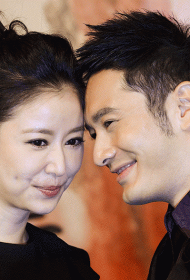 林心如黄晓明情侣装宣传精忠岳飞贴面热聊显暧昧35