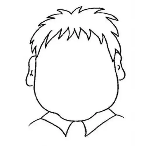 人脸简笔画 人脸简笔画可爱儿童