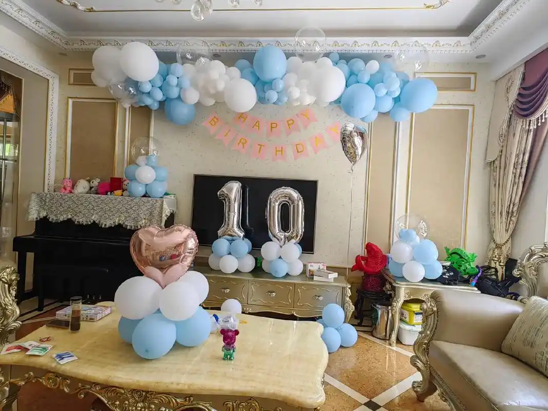 小预算家庭生日布置.没精力没时间做生日布置? 但又想给孩子一 - 抖音