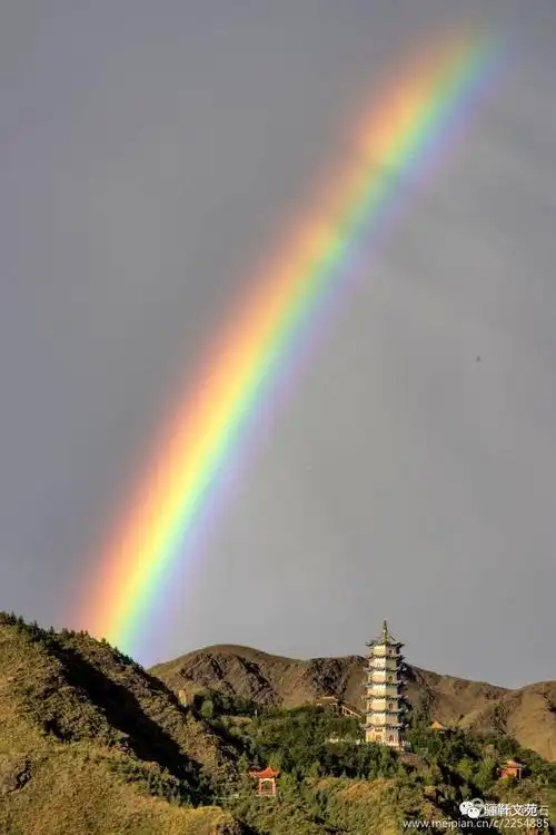 永昌惊现最美风雨彩虹