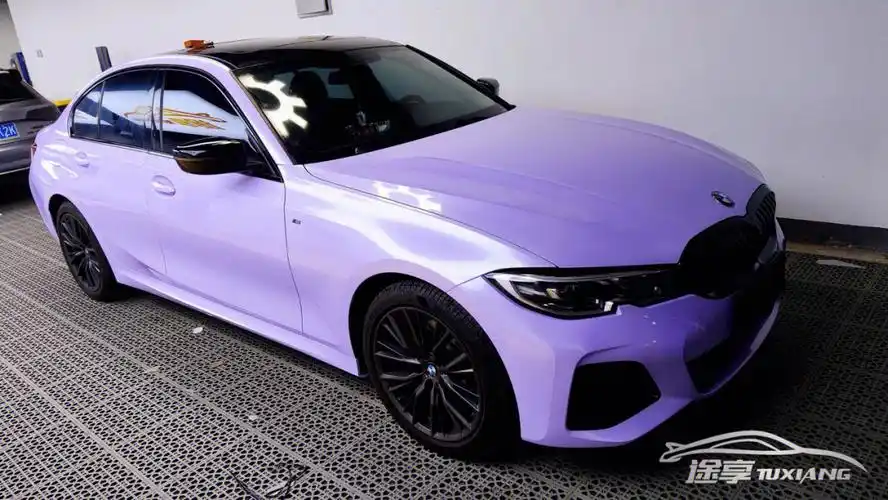 改色宝马377星黛紫