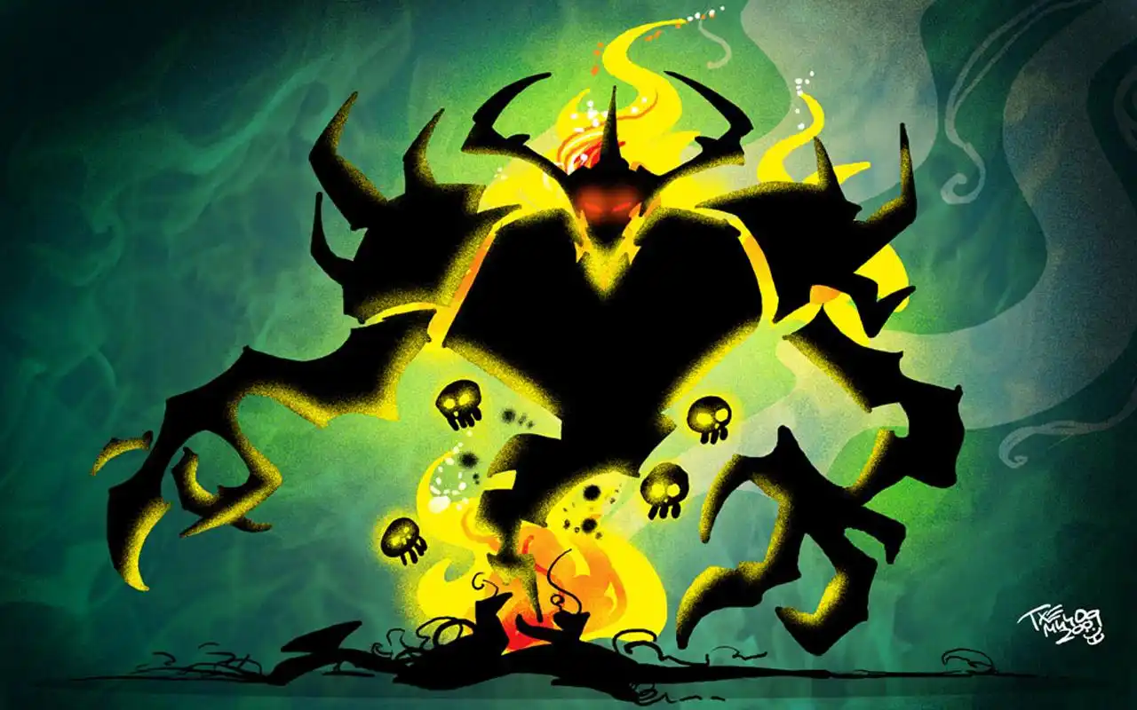 电脑壁纸 游戏壁纸 游戏大全 dota影魔图片