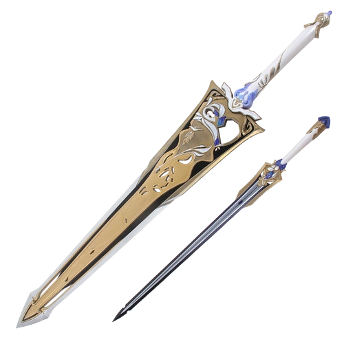 现货uwowo悠窝窝剑三 藏剑橙武重剑轻剑弱水 西天聆雪cos道具武器