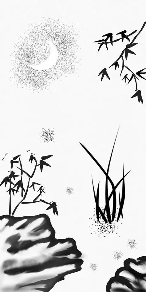 国画 山水画 水墨画 国画免费下载 花 精品 鸟树竹竹清明上河图(1铅笔