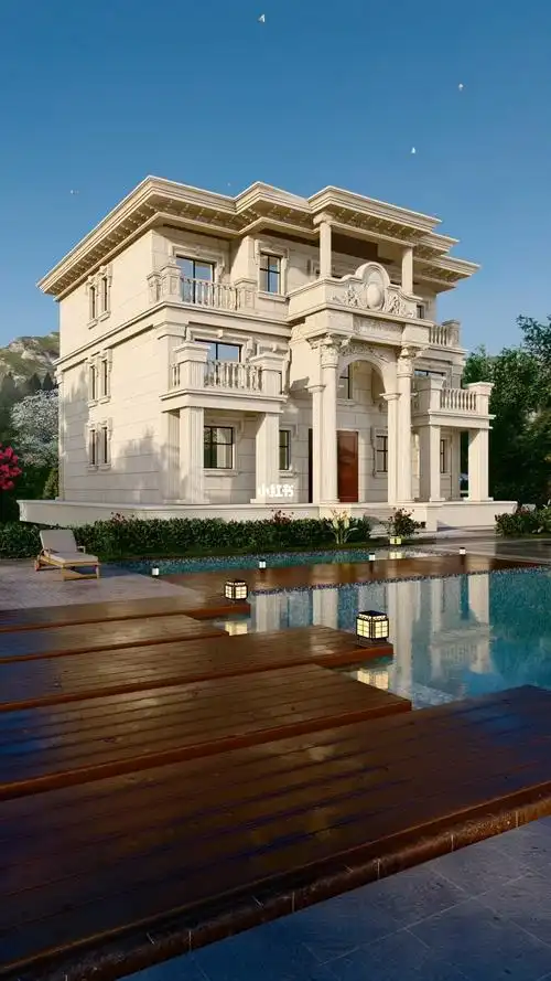 宅基地面积大的推荐这款欧式豪华三层别墅