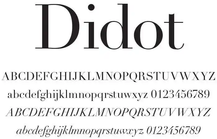 didot字体与顶尖时尚杂志的碰撞