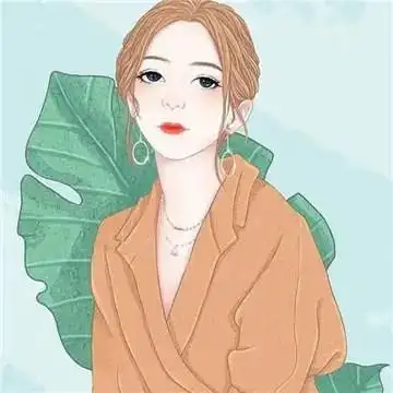 手绘简单简约女生头像_微信头像图片大全