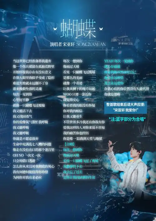 宋亚轩楼间楼演唱会