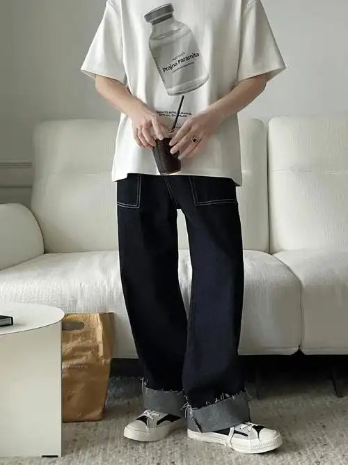 ootd男生夏季休闲牛仔裤穿搭分享