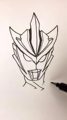 绘画奥特曼小光手绘画奥特曼