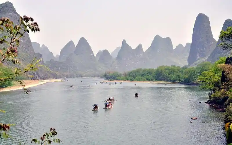 桂林山水沿途景色,高清壁纸图片,名胜古迹-回车桌面