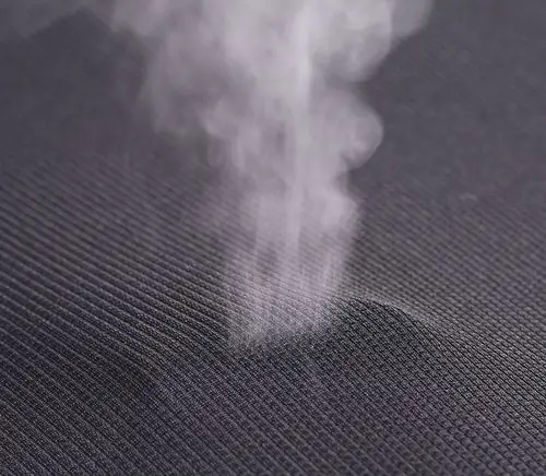 蒸汽测试-二代阿波罗v领 power grid面料的透气排湿性能