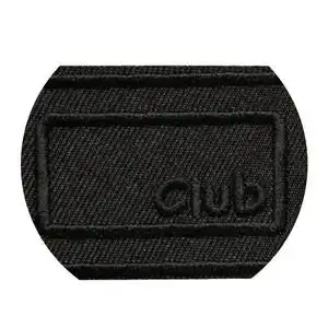 补补丁贴洞可贴刺绣可缝纯色衣服背胶k贴布修补图案牛仔裤黑色