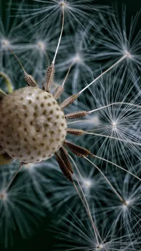 微距镜头下的蒲公英之美