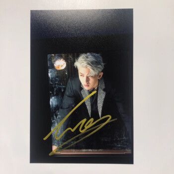 正蔡徐坤亲笔签名照片周边 蔡徐坤ikun亲签明信片签名海报礼物 02