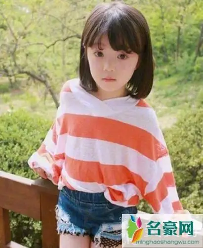 儿童短发图片齐肩,儿童齐肩短发发型图片_大山谷图库