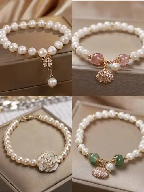 珍珠手链一整个心动