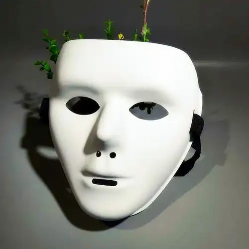 适用于定制微笑面具恐怖微笑面具男小丑圣诞装饰字面街舞万圣节男女全