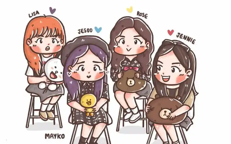 blackpink四个小可爱在日本的吃吃喝喝拍拍照