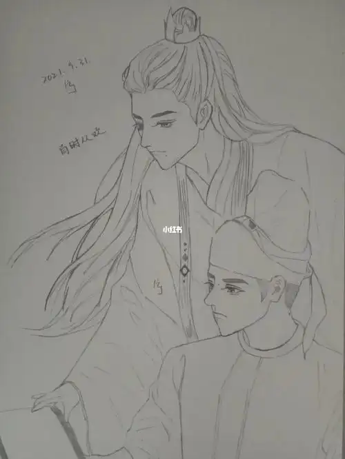 百事从欢 百时从欢9015国庆快乐临摹 绘画 博君一肖 百里弘毅 时