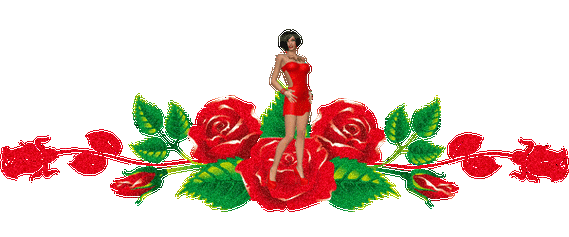 【挂件-装饰及分隔线素材篇】精美艳丽的大朵花卉分隔线 - 浪漫人生