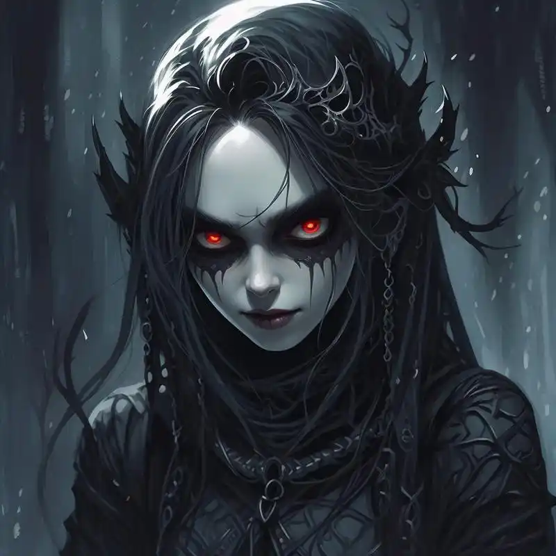 97恐怖吓人的女鬼头像92 老铁们,来看看这些女鬼头像,是不是觉得