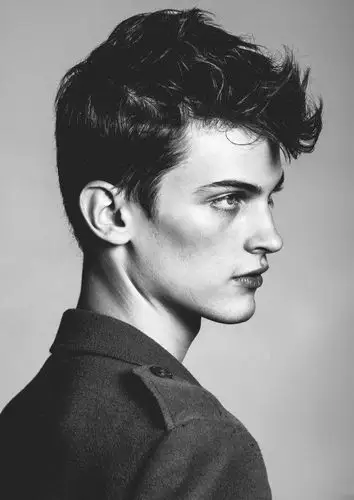 男生侧脸素描参照素材,素描男性侧颜摄影临摹素材