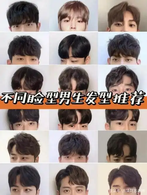 码住!不同脸型男生发型推荐!