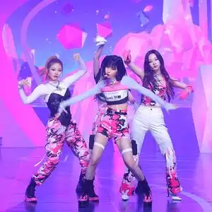 韩国aespa女团同款演出服爵士舞jazz打歌服潮酷现代舞蹈服套装女