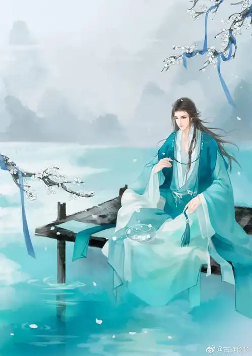 古风小哥哥_爱喝酒的鱼0000__插画师作品_涂鸦王国gracg.com