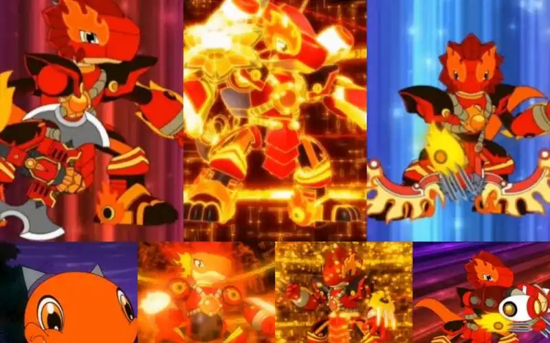 盘点【斗龙1】中 达力古全形态&技能合集我们是"最强最憨"的拍档 火是