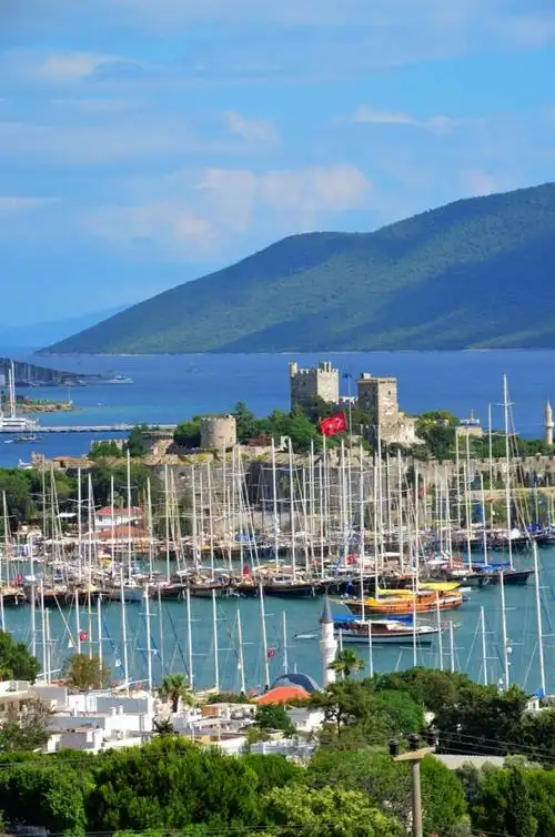 土耳其博德鲁姆爱琴海岸的诗篇