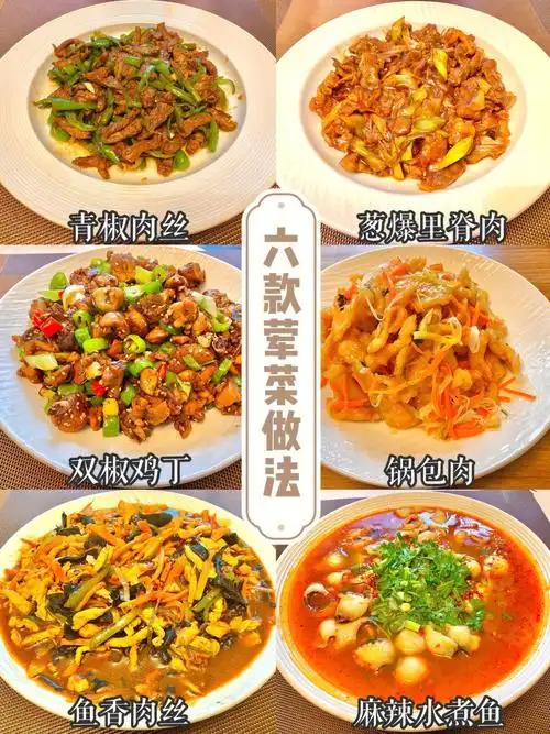六款家常下饭荤菜做法