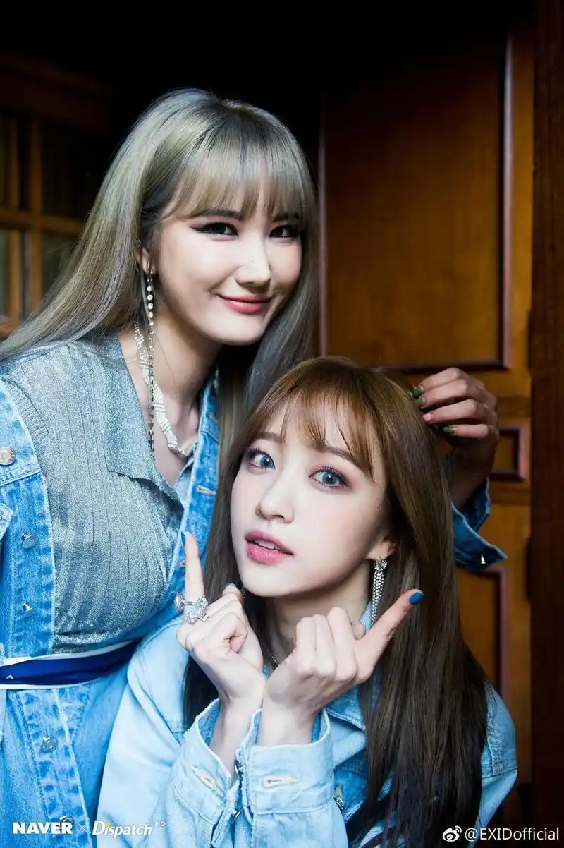 组图:韩女团exid为新专拍摄海报 四成员美艳撩人