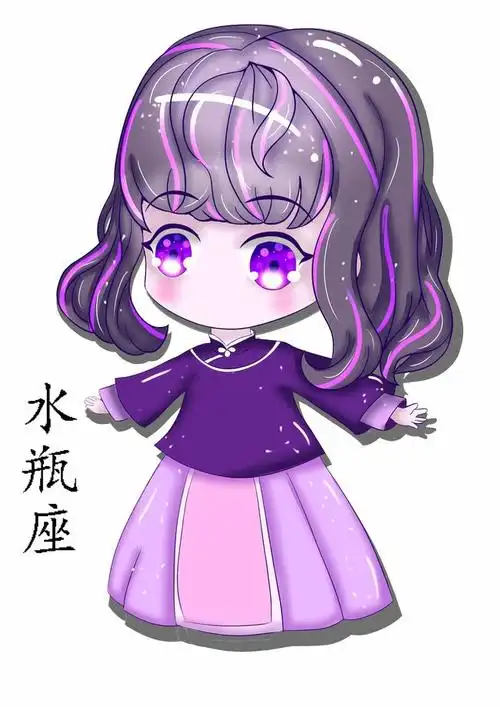 参考《悬崖上的金鱼公主》波妞的发色来配色～主要是眼睛没画得足够圆