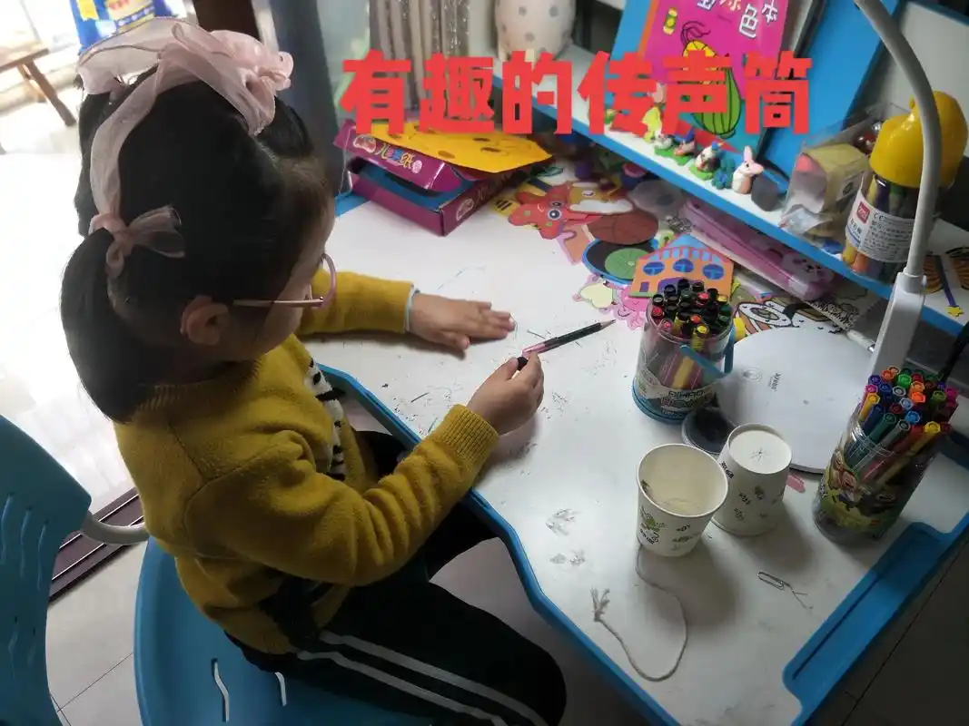 疫情宅家手工课程有趣的传话筒在家做游戏